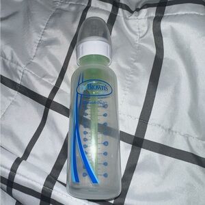 Dr. Brown's Baby Bottle with Blue Accents